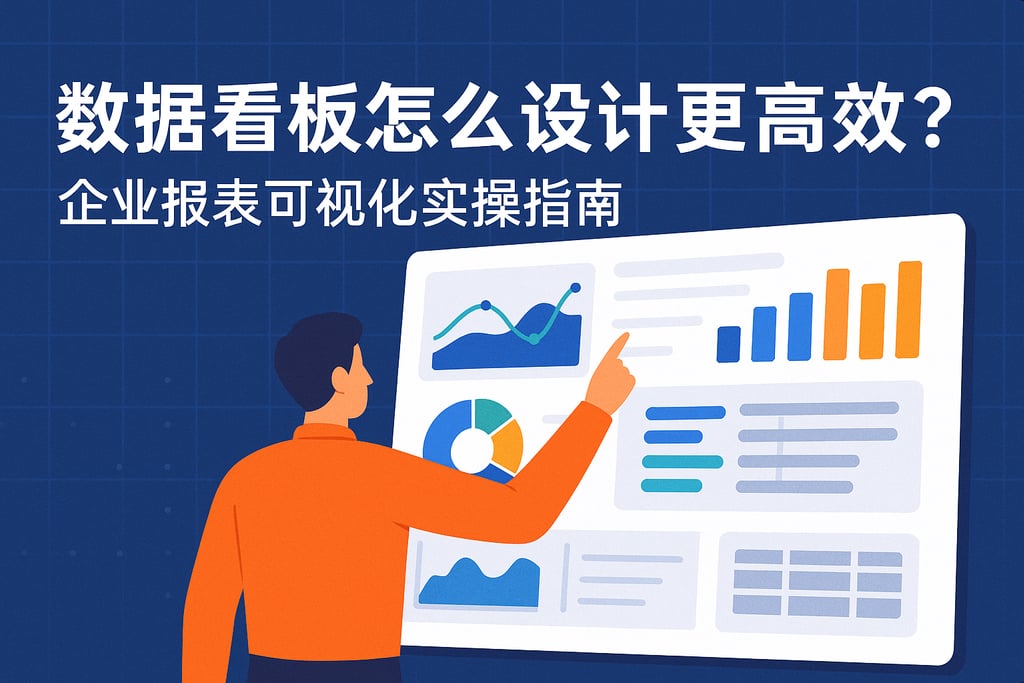 数据看板怎么设计更高效？企业报表可视化实操指南