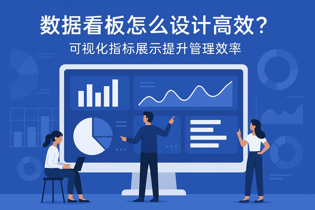 数据看板怎么设计高效？可视化指标展示提升管理效率