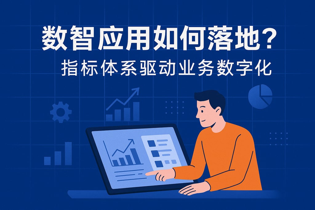 数智应用如何落地？指标体系驱动业务数字化