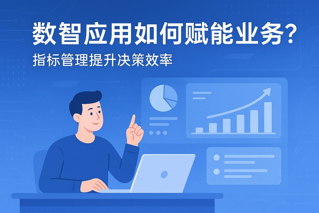 数智应用如何赋能业务？指标管理提升决策效率