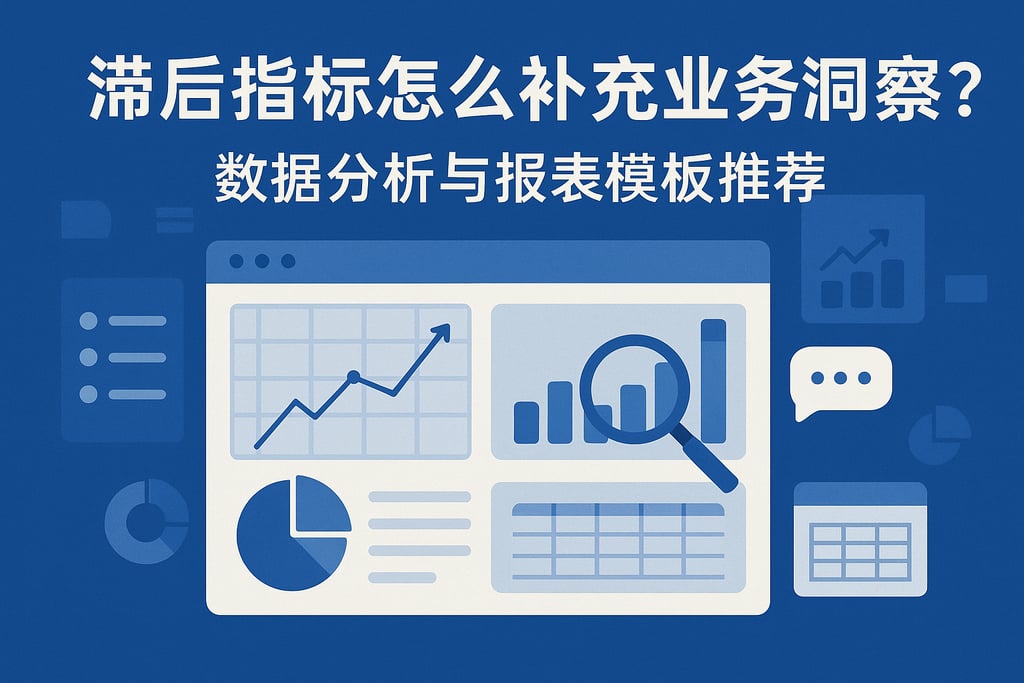 滞后指标怎么补充业务洞察？数据分析与报表模板推荐