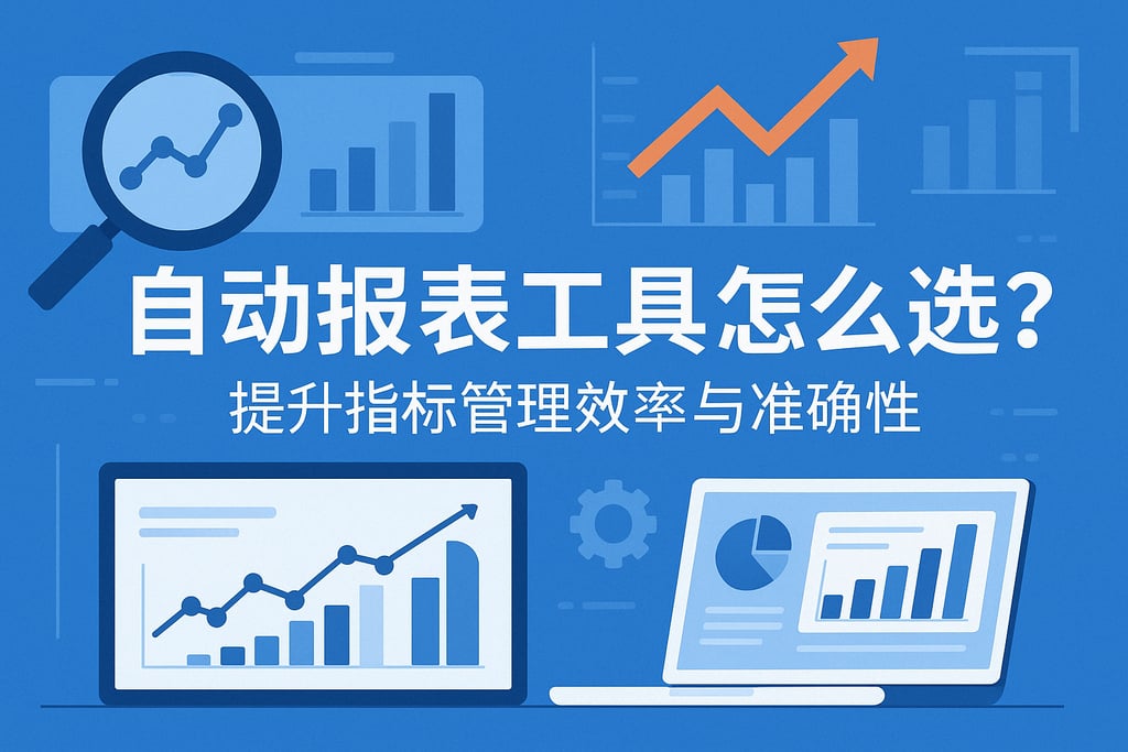 自动报表工具怎么选？提升指标管理效率与准确性