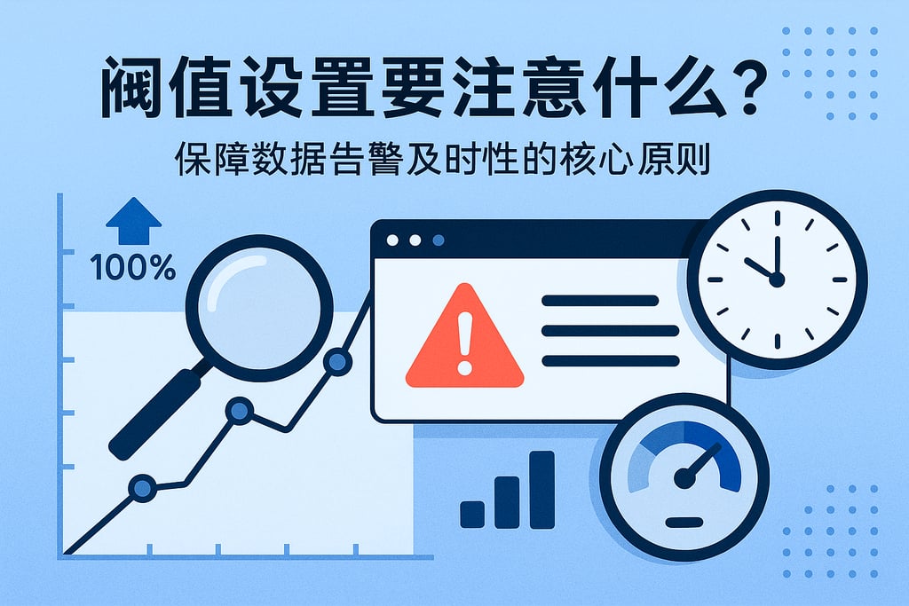 阈值设置要注意什么？保障数据告警及时性的核心原则