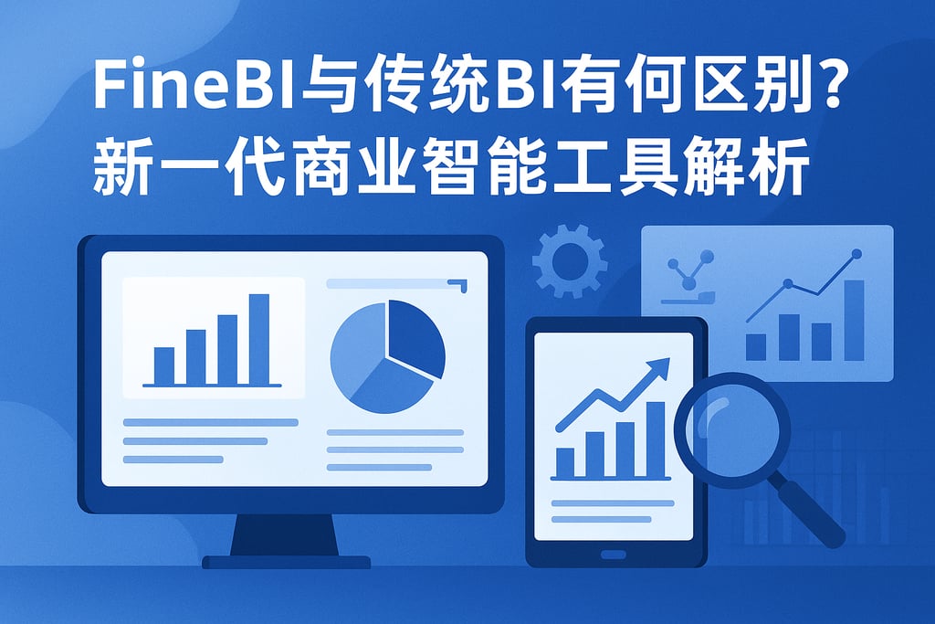 FineBI与传统BI有何区别？新一代商业智能工具解析