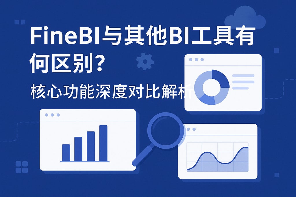 FineBI与其他BI工具有何区别？核心功能深度对比解析
