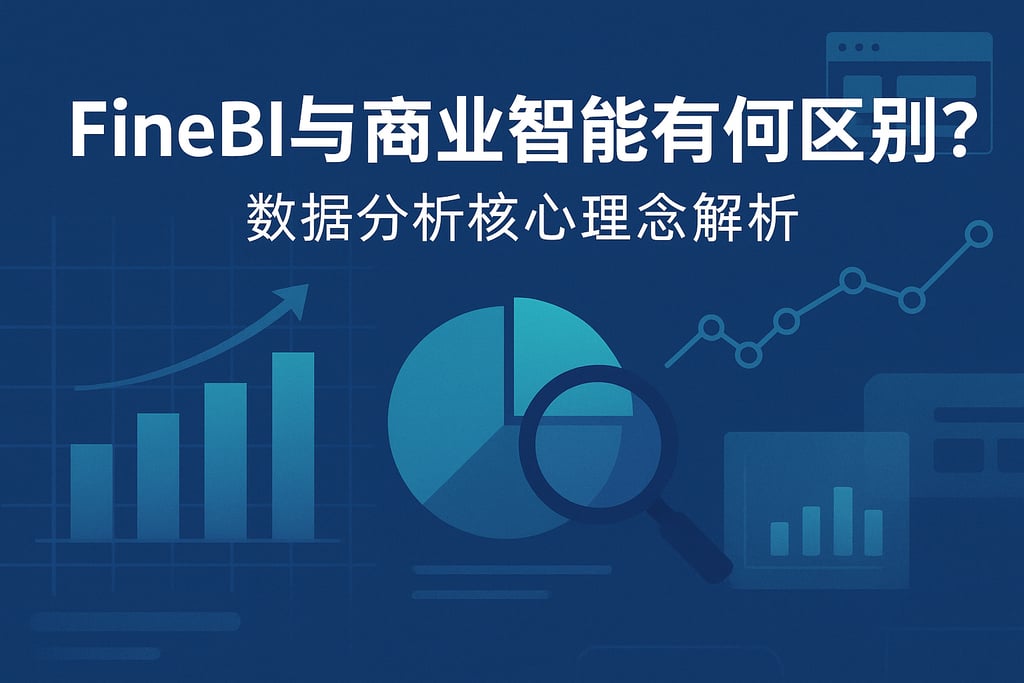 FineBI与商业智能有何区别？数据分析核心理念解析