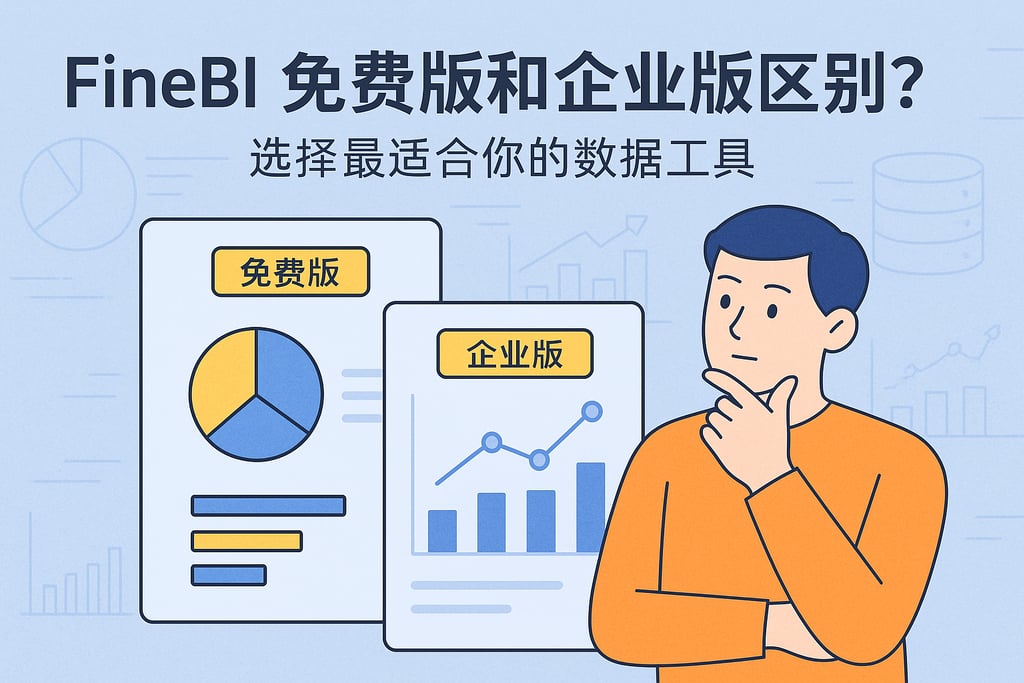 FineBI免费版和企业版区别？选择最适合你的数据工具