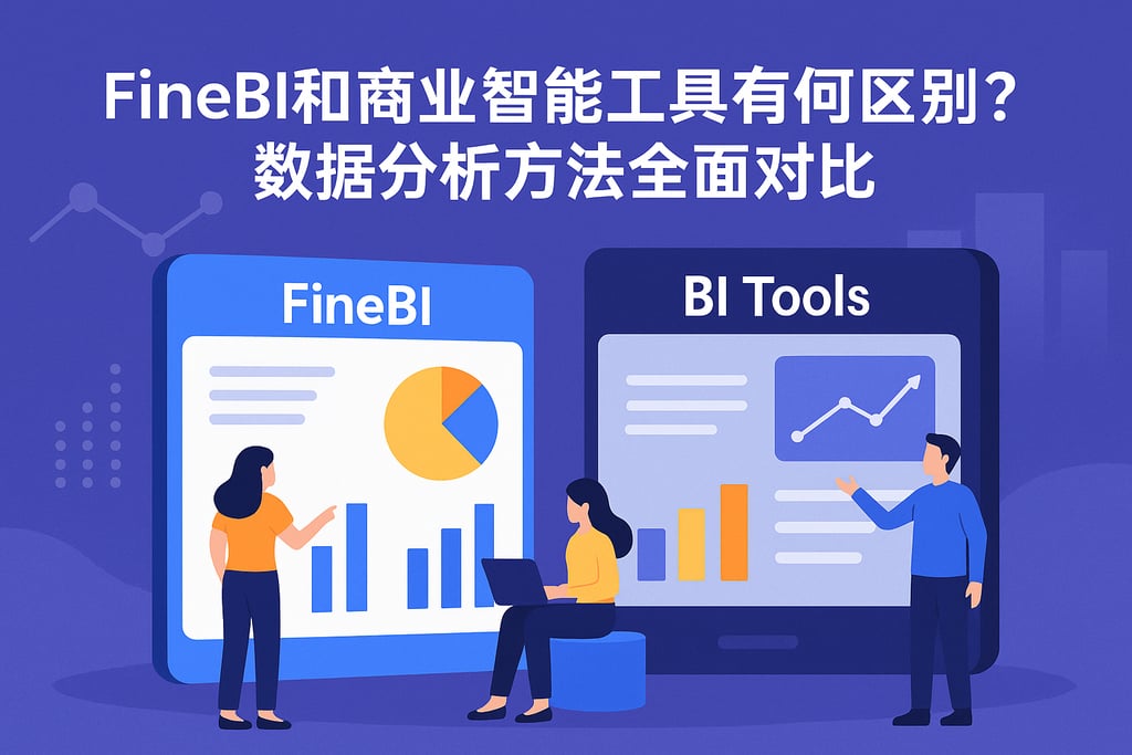 FineBI和商业智能工具有何区别？数据分析方法全面对比