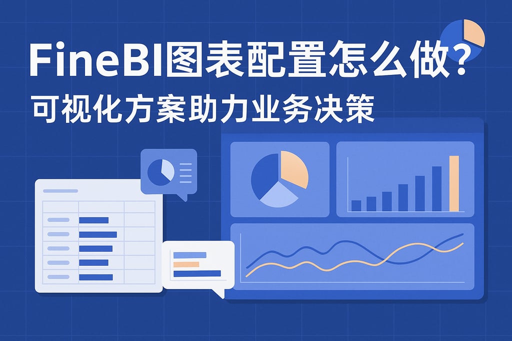 FineBI图表配置怎么做？可视化方案助力业务决策