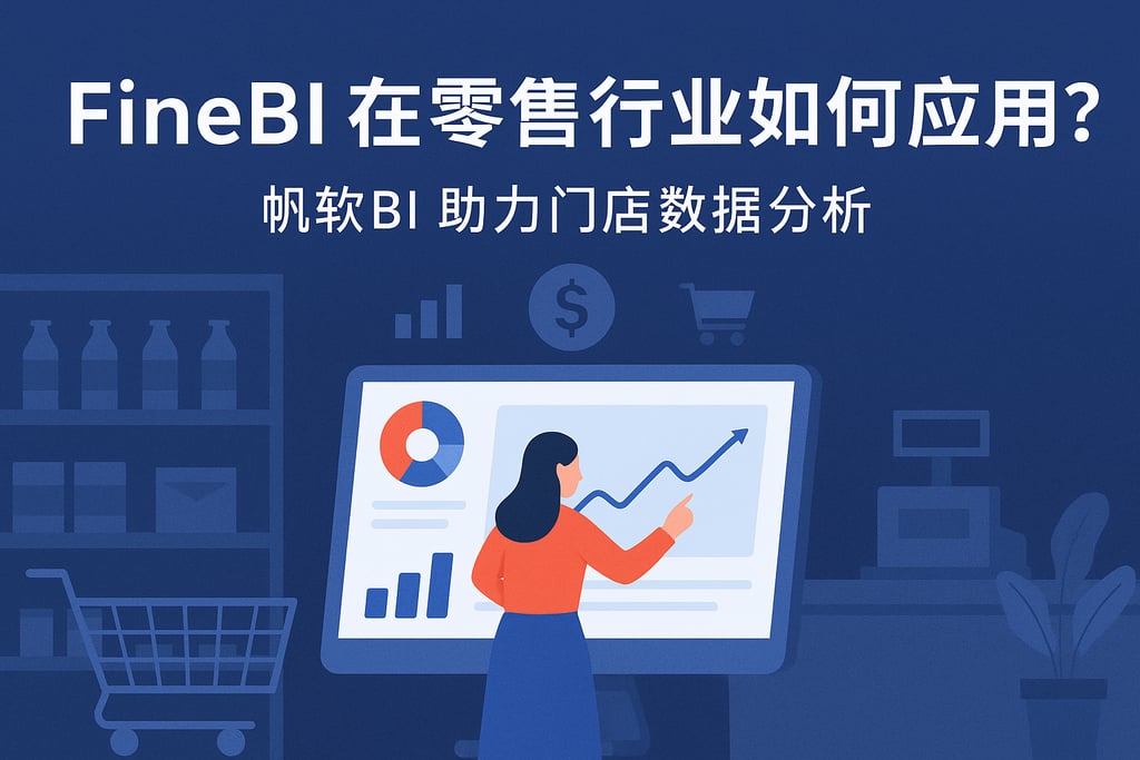 FineBI在零售行业如何应用？帆软BI助力门店数据分析
