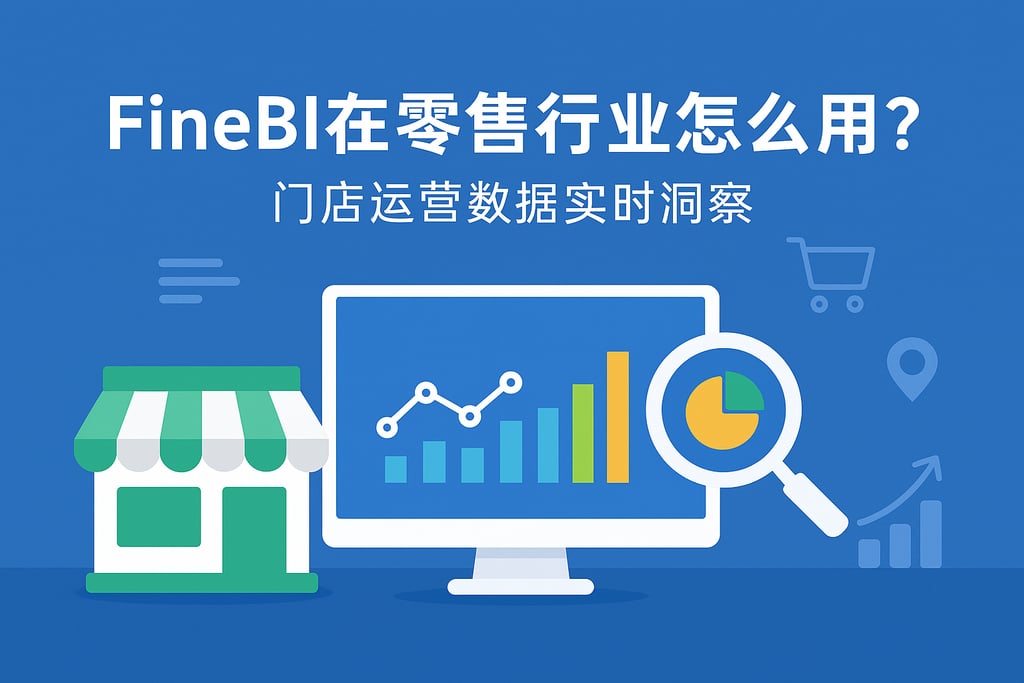 FineBI在零售行业怎么用？门店运营数据实时洞察
