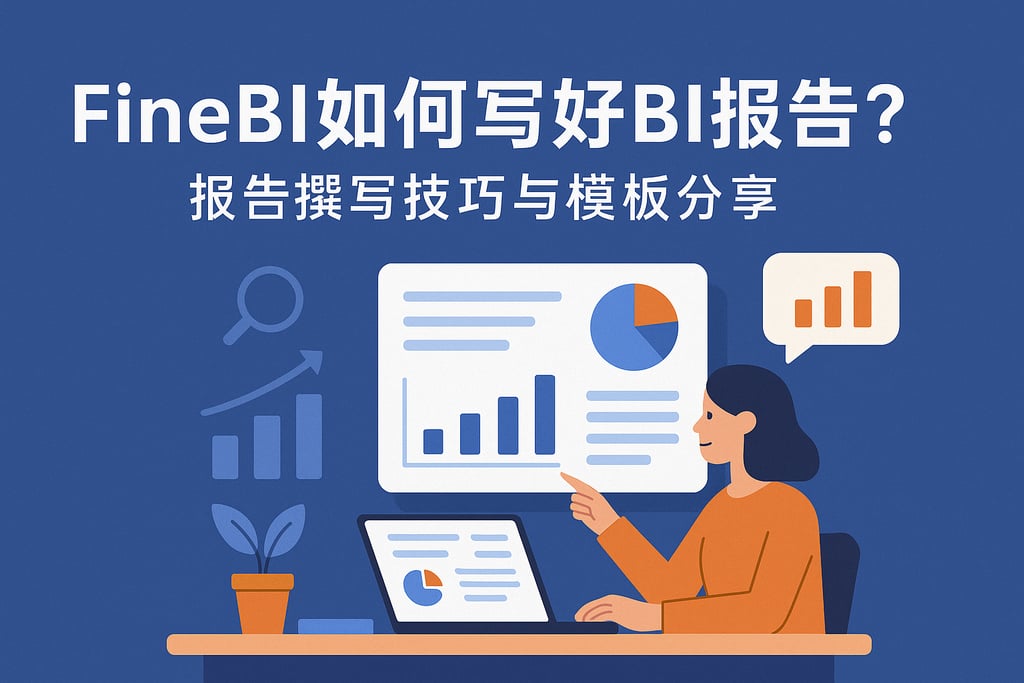 FineBI如何写好BI报告？报告撰写技巧与模板分享