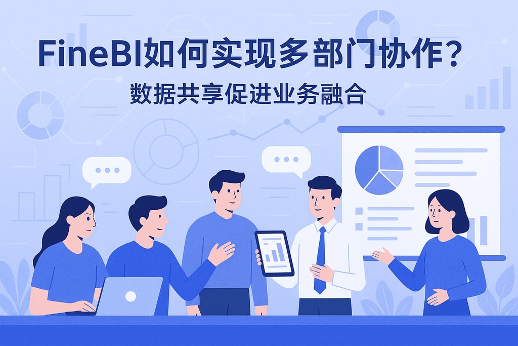 FineBI如何实现多部门协作？数据共享促进业务融合