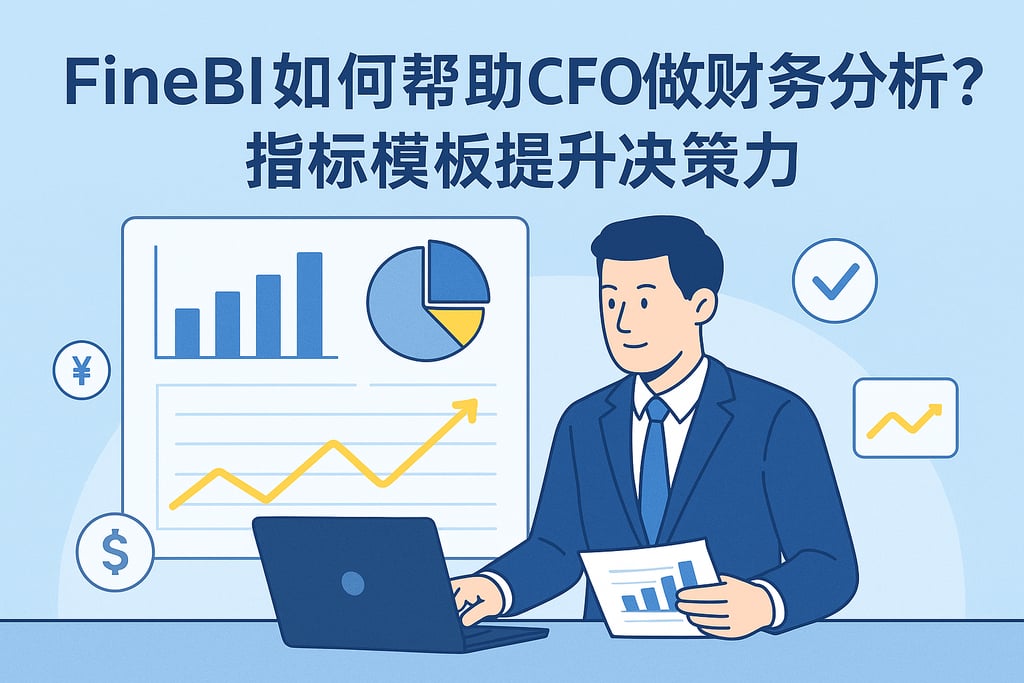 FineBI如何帮助CFO做财务分析？指标模板提升决策力