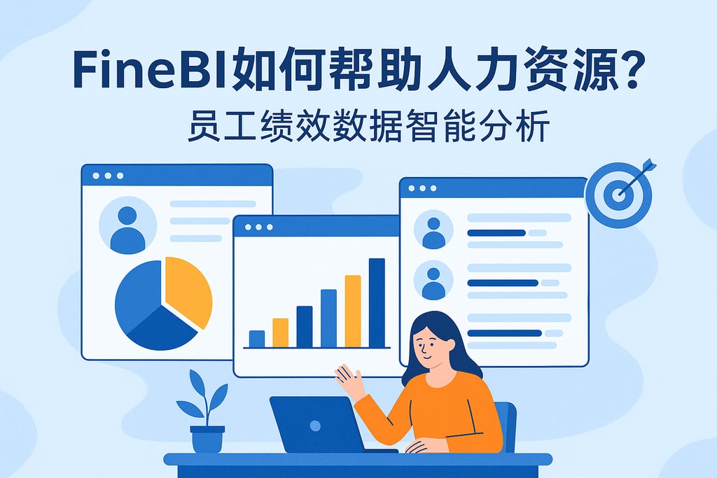 FineBI如何帮助人力资源？员工绩效数据智能分析