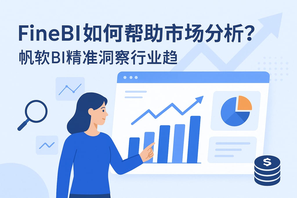 FineBI如何帮助市场分析？帆软BI精准洞察行业趋势