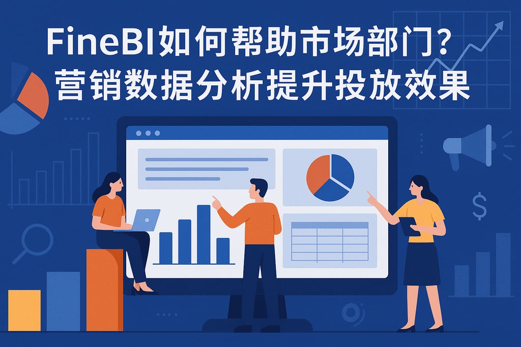 FineBI如何帮助市场部门？营销数据分析提升投放效果