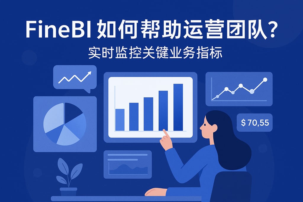 FineBI如何帮助运营团队？实时监控关键业务指标