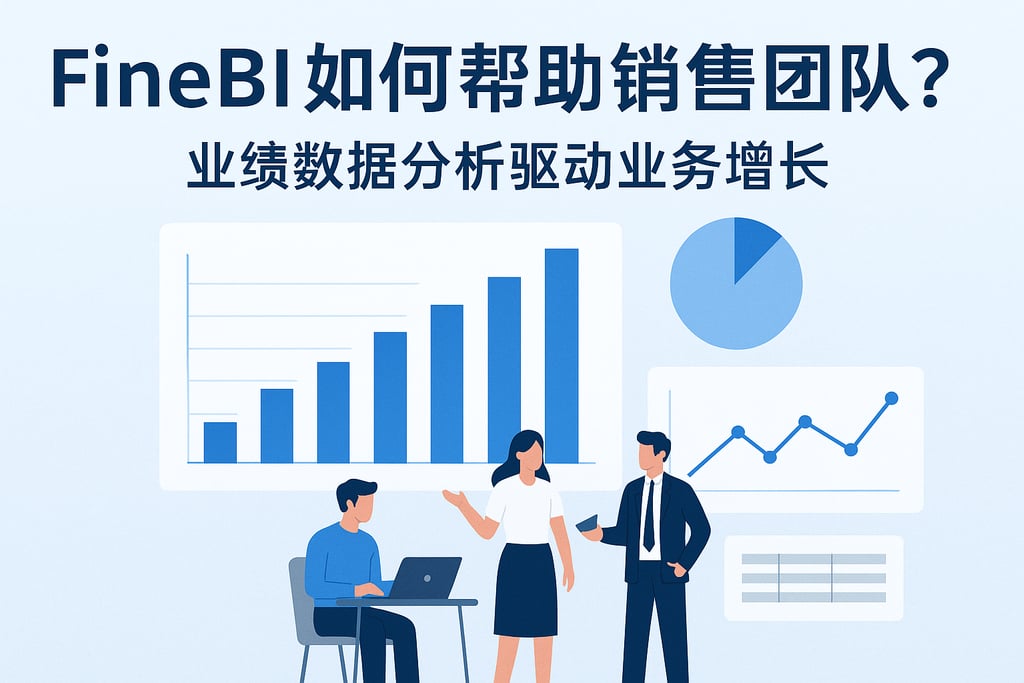 FineBI如何帮助销售团队？业绩数据分析驱动业务增长