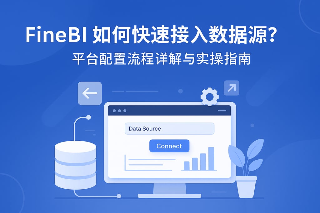 FineBI如何快速接入数据源？平台配置流程详解与实操指南
