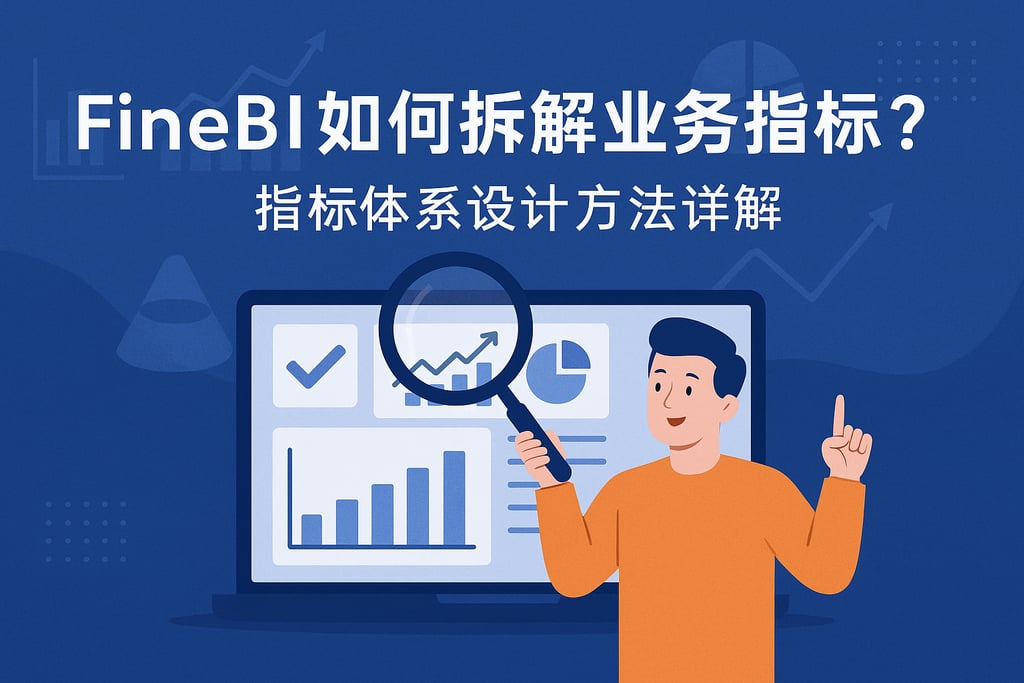 FineBI如何拆解业务指标？指标体系设计方法详解
