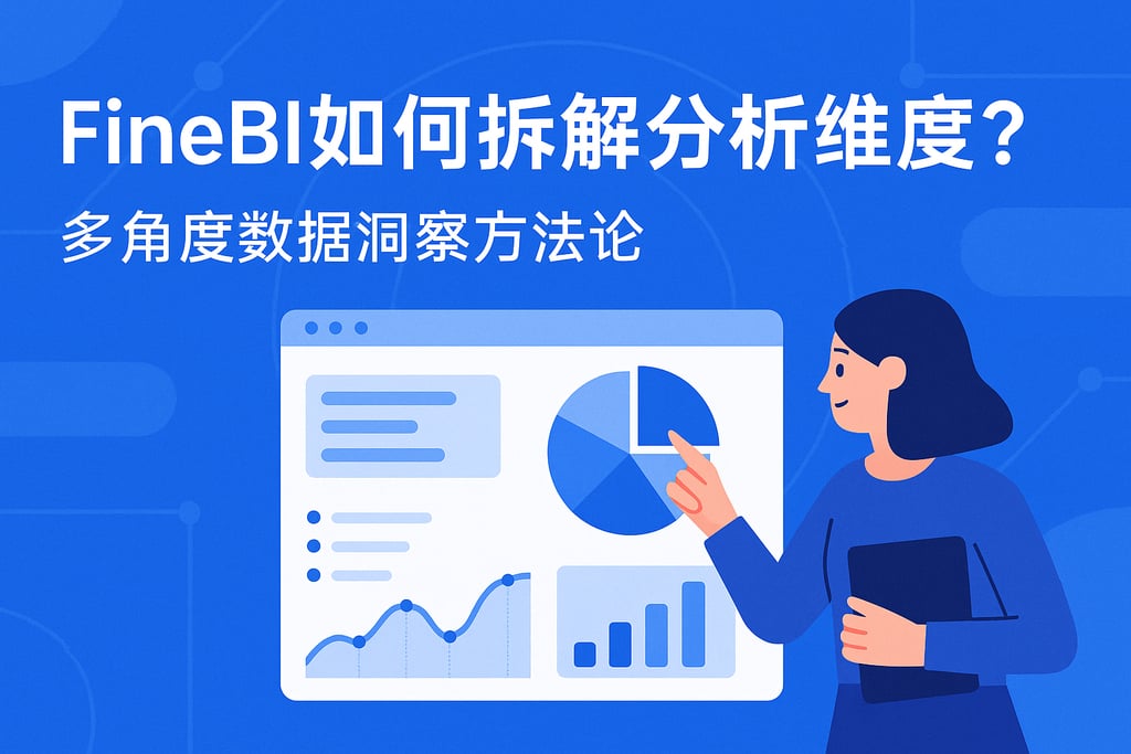 FineBI如何拆解分析维度？多角度数据洞察方法论