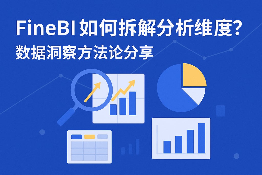 FineBI如何拆解分析维度？数据洞察方法论分享