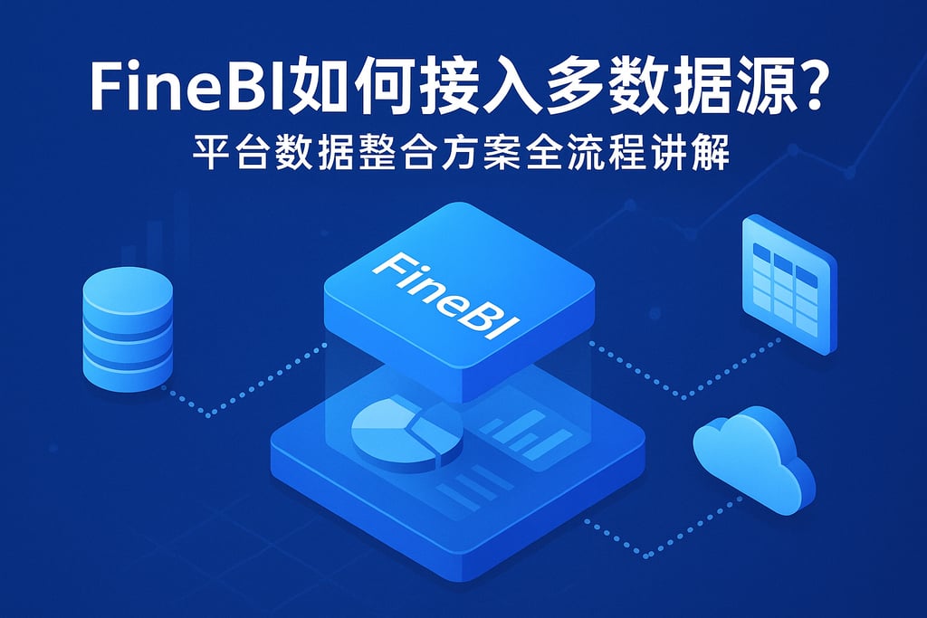 FineBI如何接入多数据源？平台数据整合方案全流程讲解
