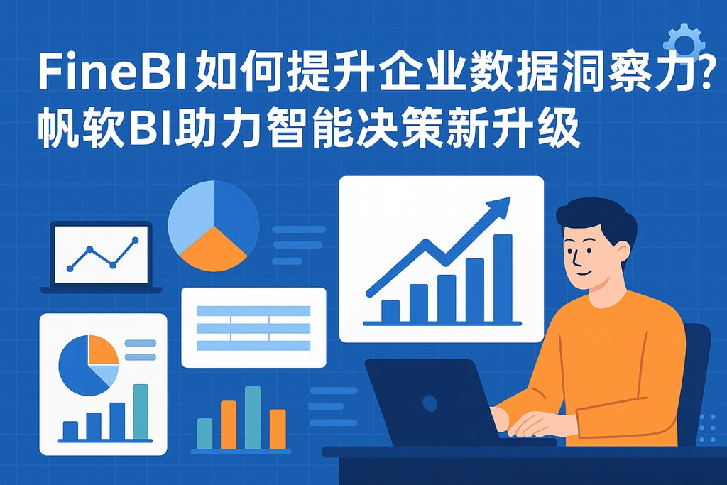 FineBI如何提升企业数据洞察力？帆软BI助力智能决策新升级
