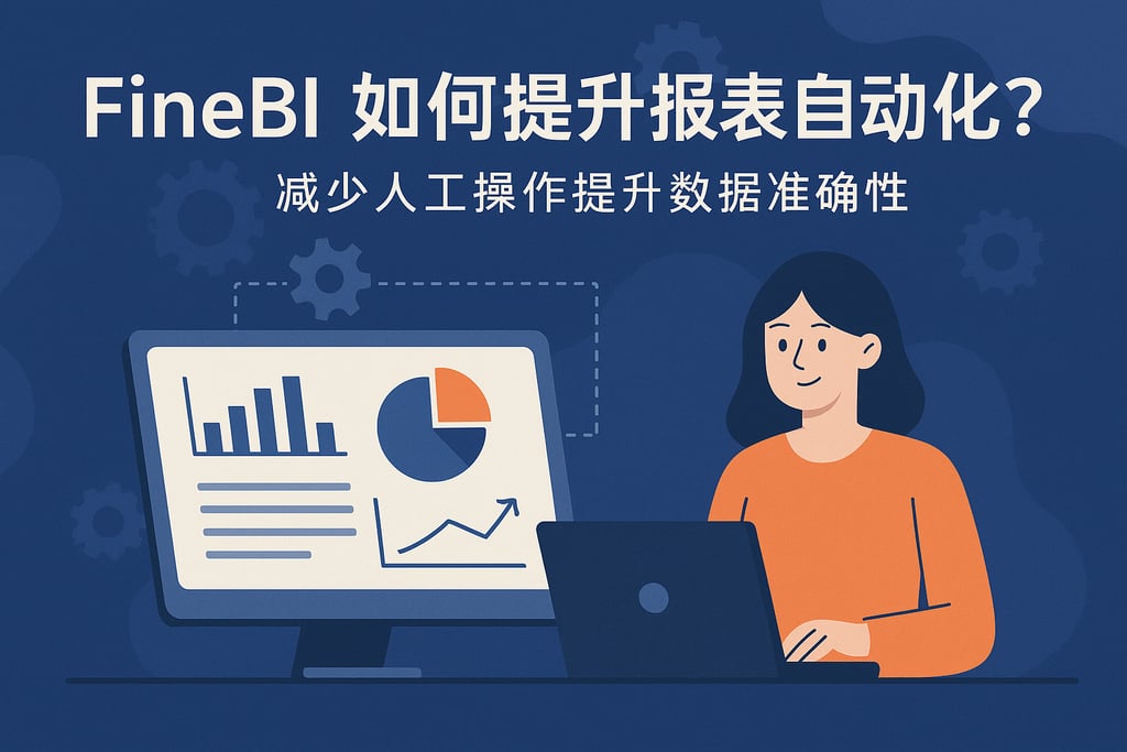 FineBI如何提升报表自动化？减少人工操作提升数据准确性
