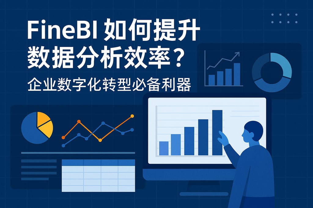 FineBI如何提升数据分析效率？企业数字化转型必备利器