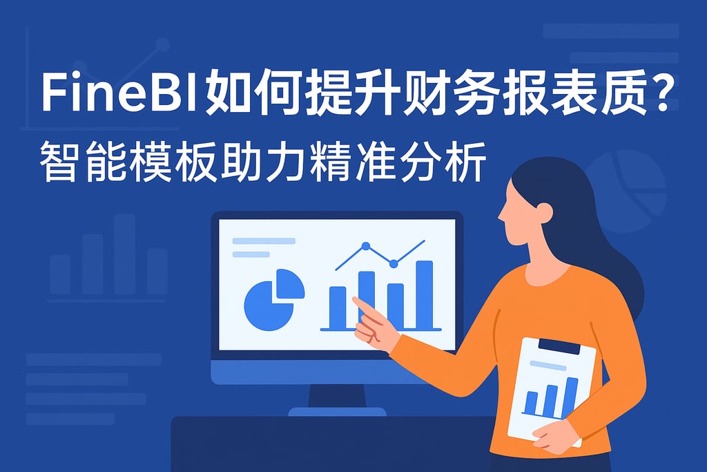 FineBI如何提升财务报表质量？智能模板助力精准分析