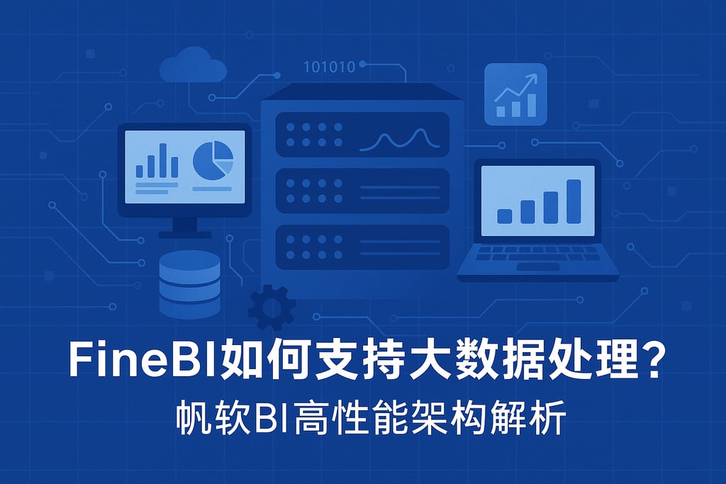 FineBI如何支持大数据处理？帆软BI高性能架构解析