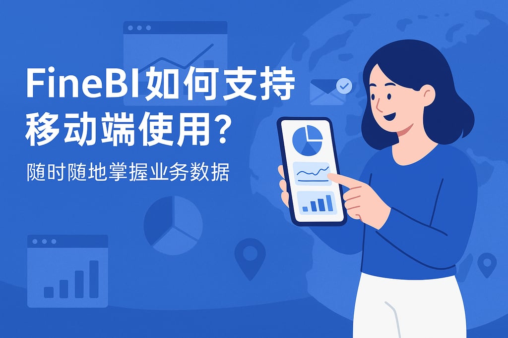 FineBI如何支持移动端使用？随时随地掌握业务数据