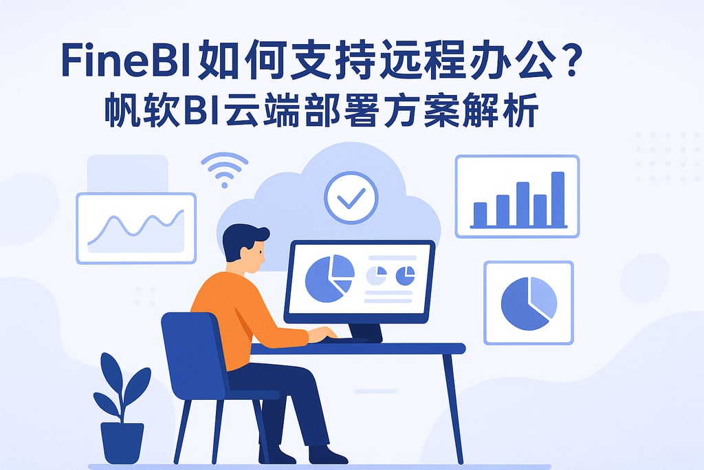 FineBI如何支持远程办公？帆软BI云端部署方案解析