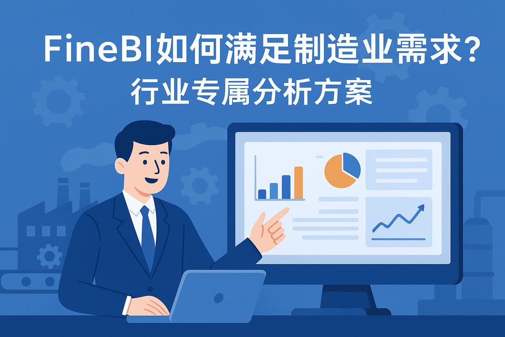 FineBI如何满足制造业需求？行业专属分析方案