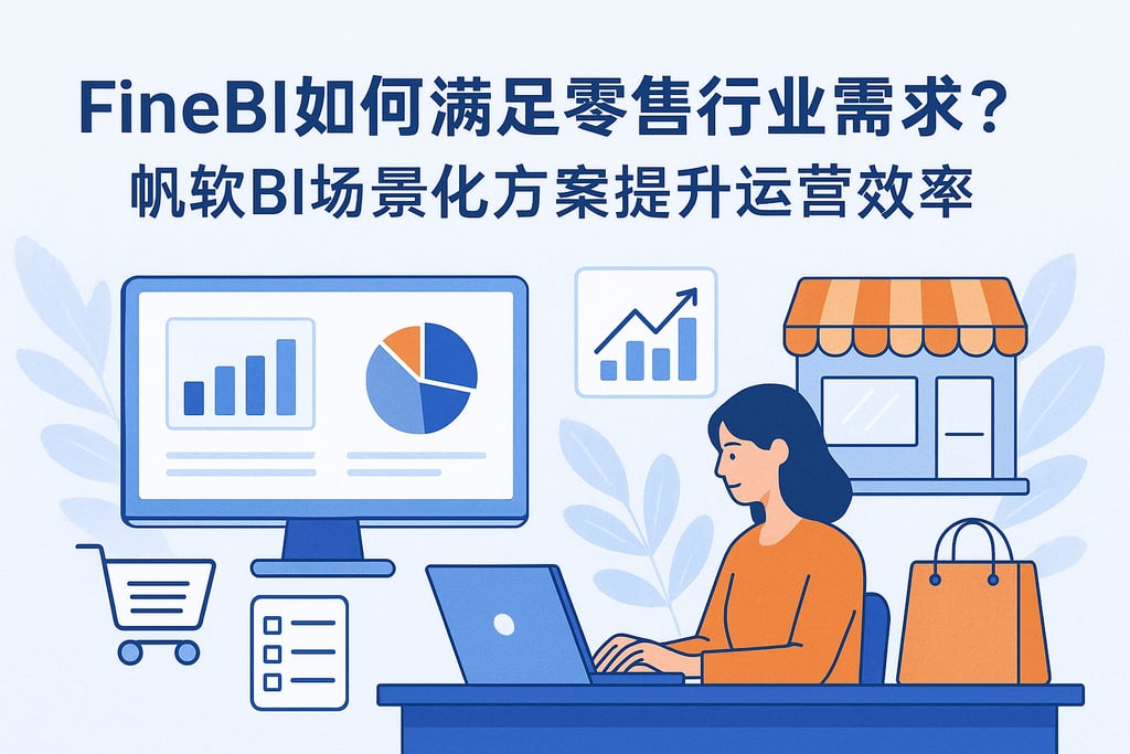 FineBI如何满足零售行业需求？帆软BI场景化方案提升运营效率