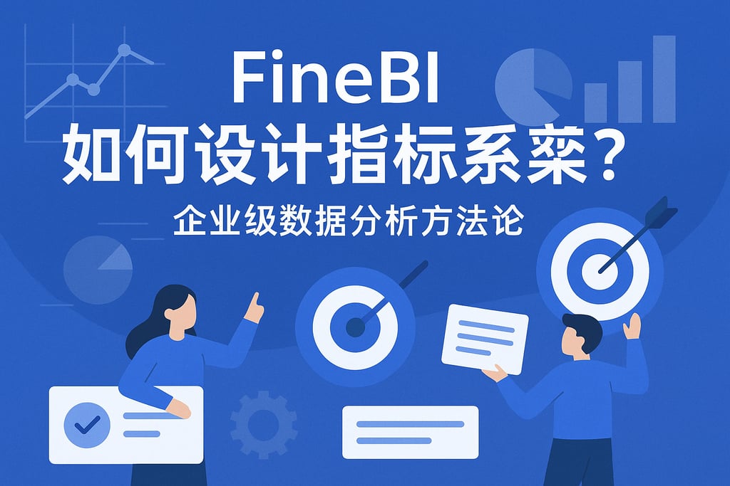 FineBI如何设计指标体系？企业级数据分析方法论