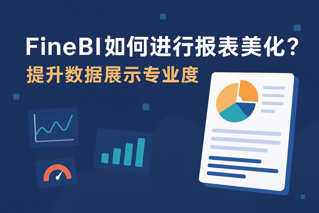 FineBI如何进行报表美化？提升数据展示专业度