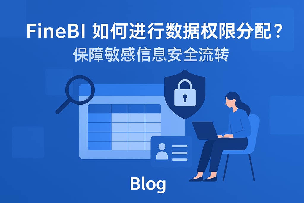FineBI如何进行数据权限分配？保障敏感信息安全流转
