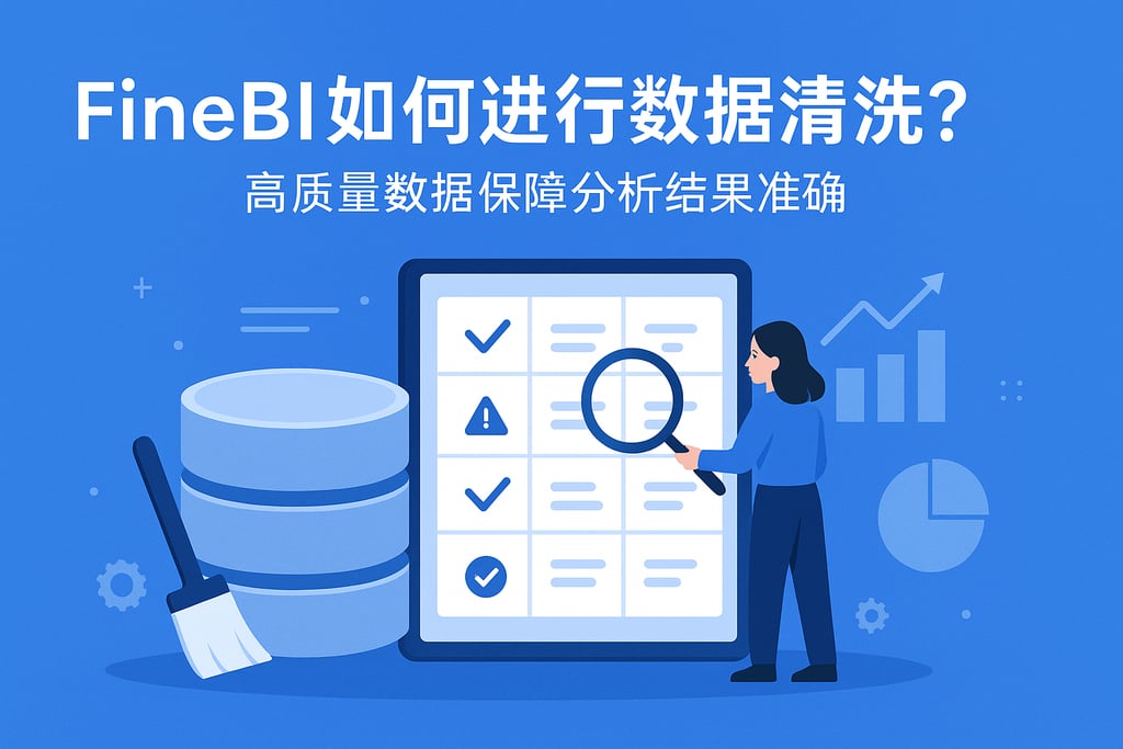 FineBI如何进行数据清洗？高质量数据保障分析结果准确