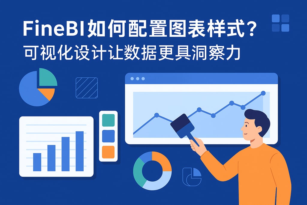 FineBI如何配置图表样式？可视化设计让数据更具洞察力