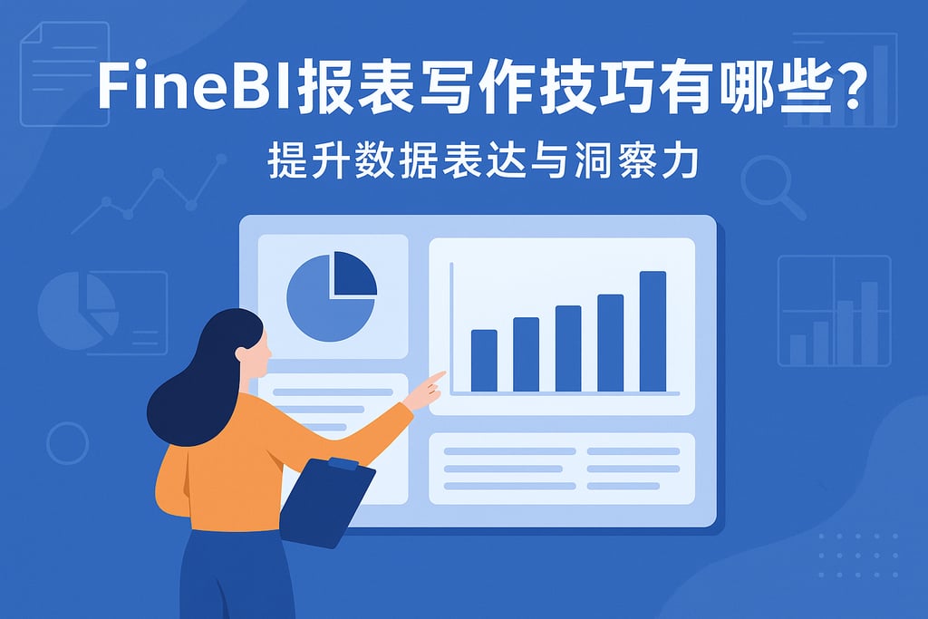 FineBI报表写作技巧有哪些？提升数据表达与洞察力