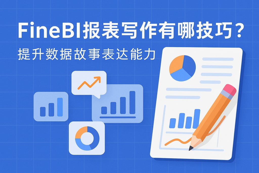 FineBI报表写作有哪些技巧？提升数据故事表达能力