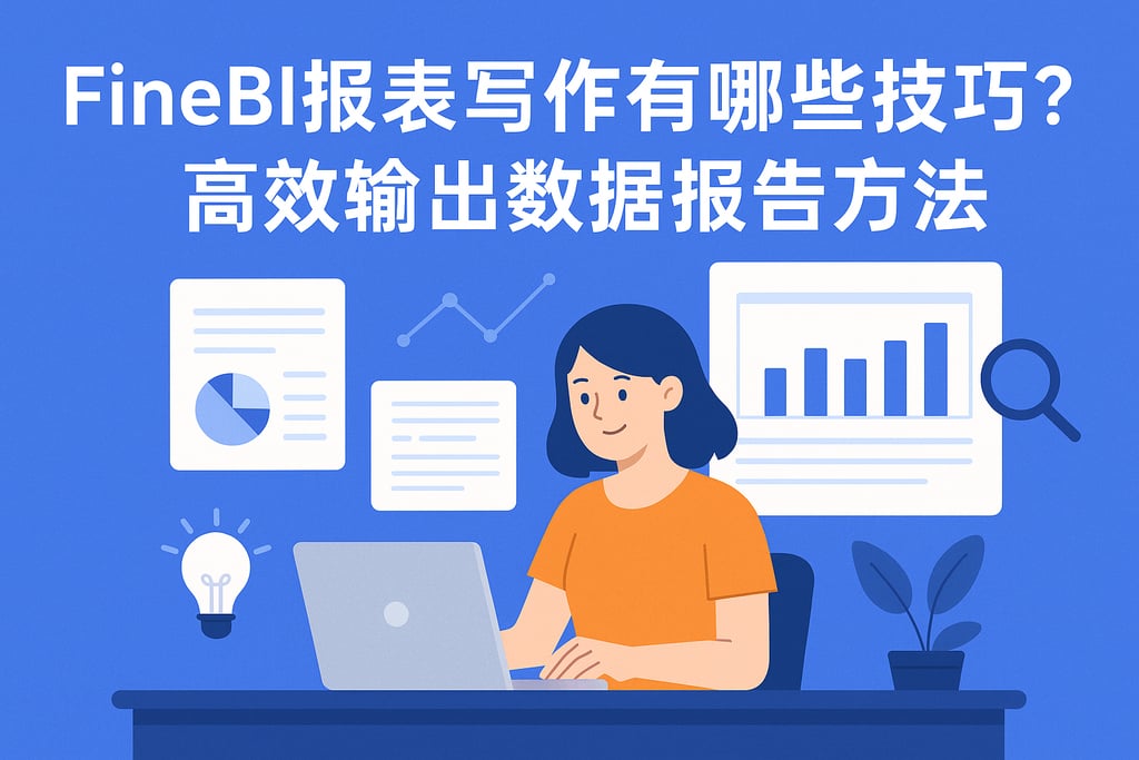 FineBI报表写作有哪些技巧？高效输出数据报告方法