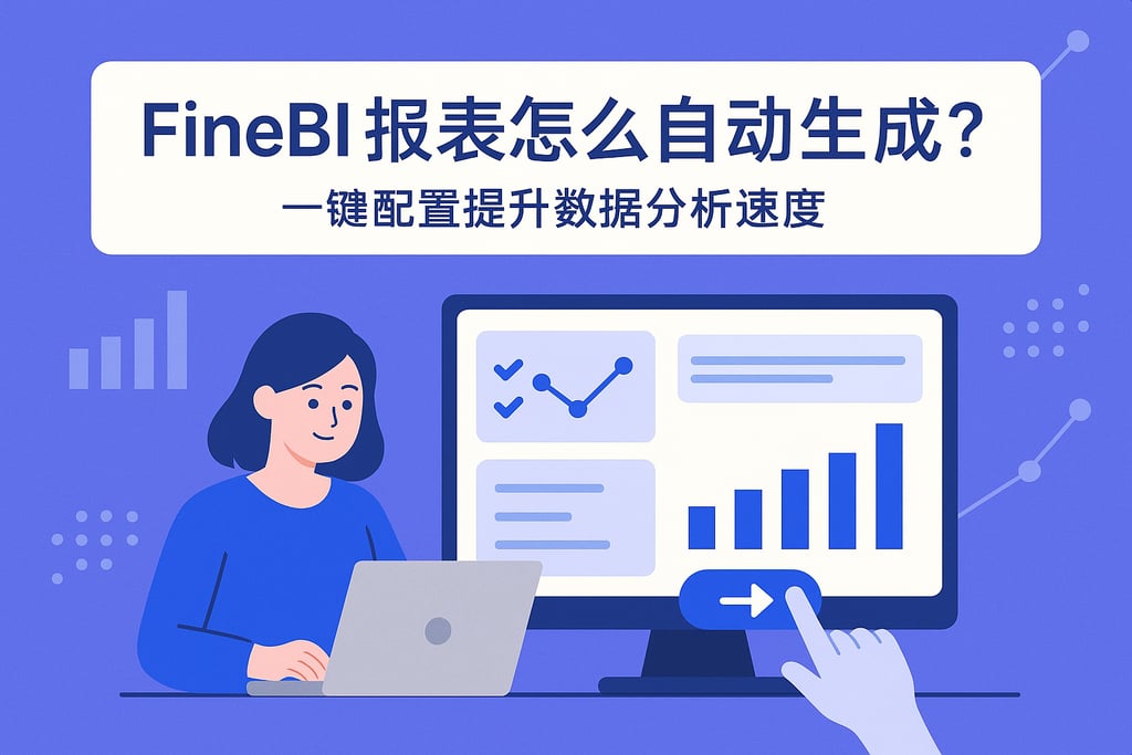 FineBI报表怎么自动生成？一键配置提升数据分析速度