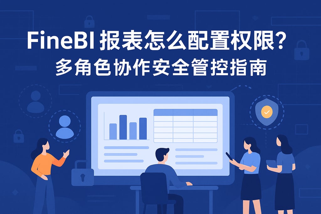 FineBI报表怎么配置权限？多角色协作安全管控指南