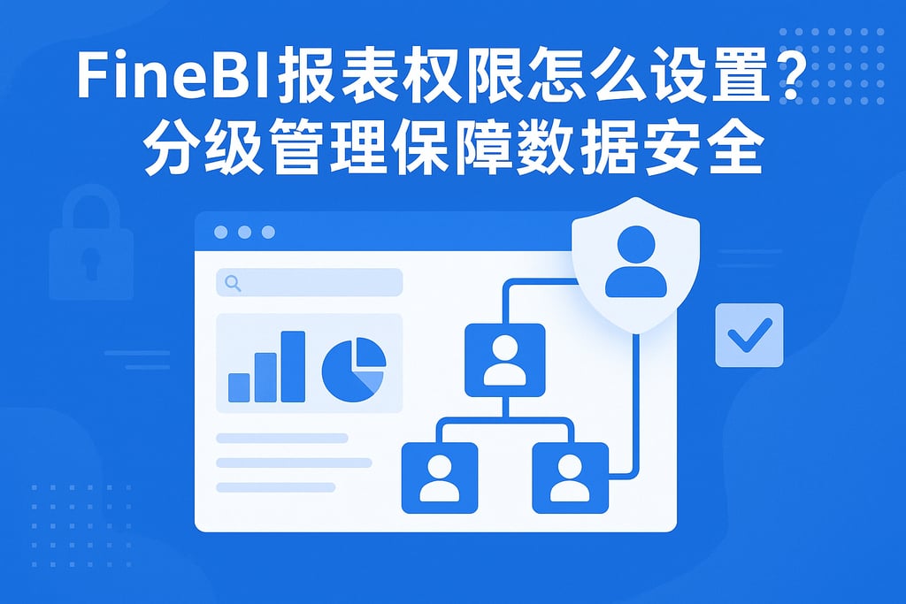 FineBI报表权限怎么设置？分级管理保障数据安全