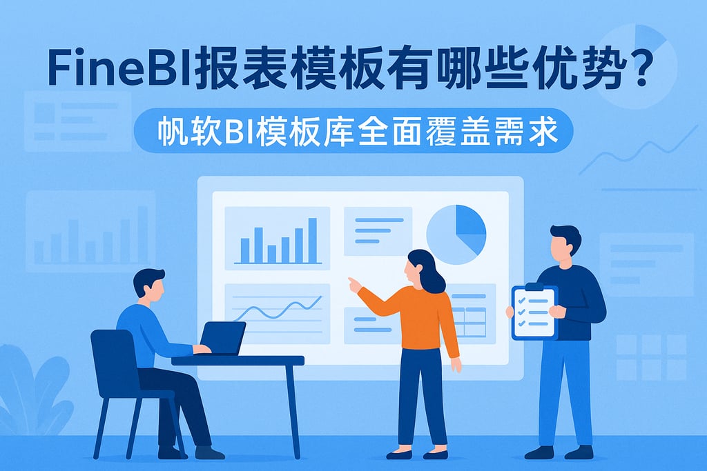 FineBI报表模板有哪些优势？帆软BI模板库全面覆盖需求