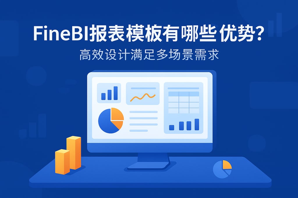 FineBI报表模板有哪些优势？高效设计满足多场景需求